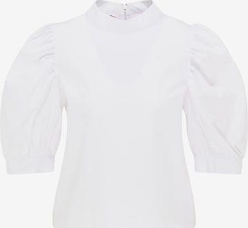 MYMO Blouse in Wit: voorkant