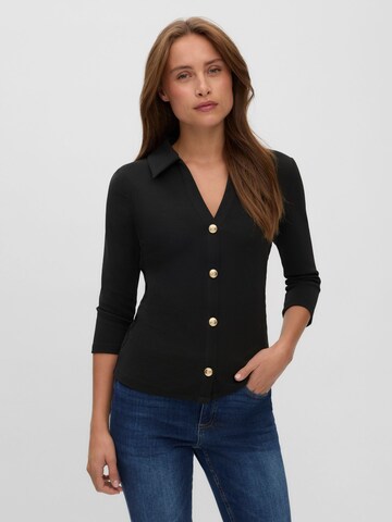 Camicia da donna 'VMELIN' di VERO MODA in nero: frontale