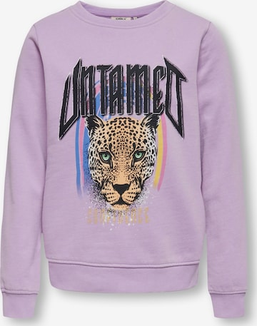 KIDS ONLY Sweatshirt in Purple: front