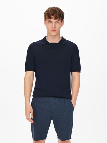 Only & Sons Sweater 'Mack' in Blue: front