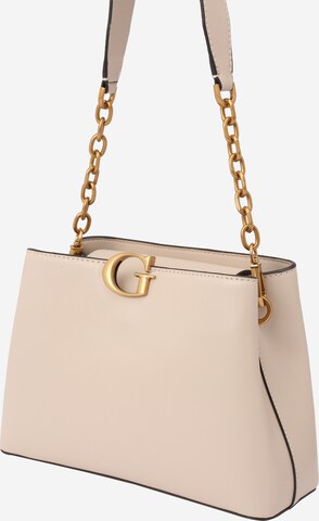 Sac bandoulière 'Vibe' GUESS en beige : devant