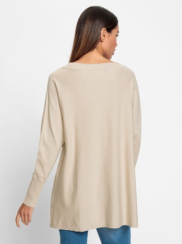 heine Maxitröja i beige