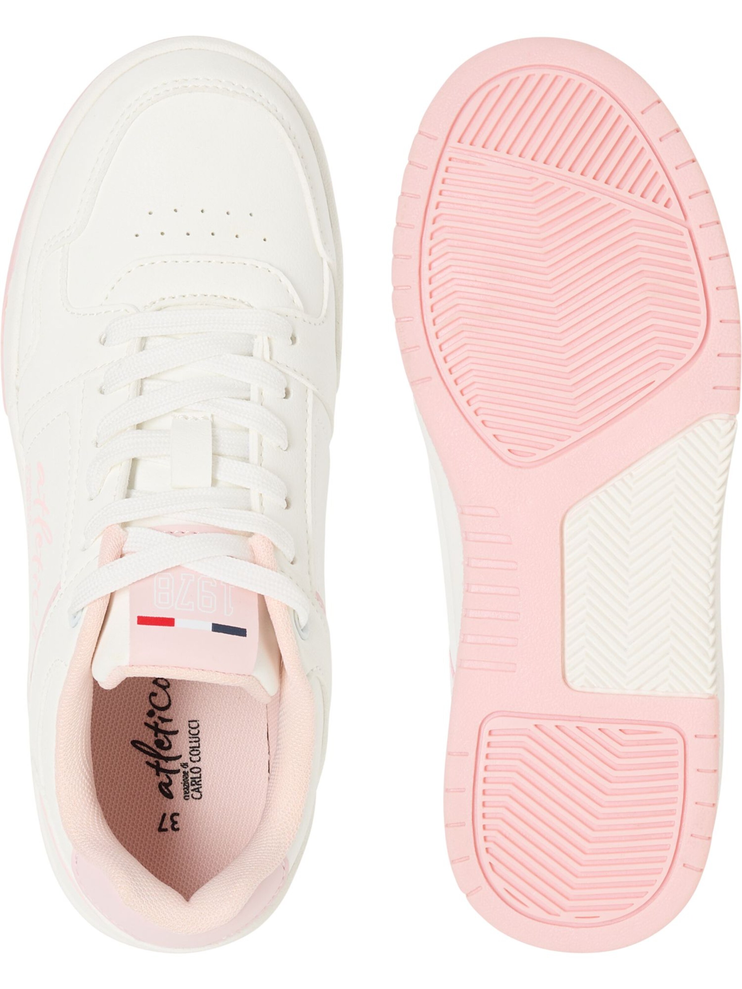 Baskets basses Carlo Colucci en rose