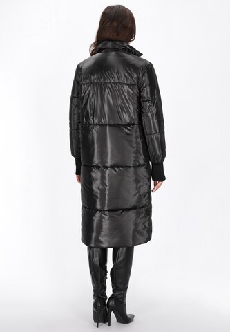 faina - Abrigo de invierno en negro