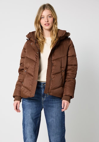 Street One Studio Gefütterte Jacke in Braun: Vorderseite