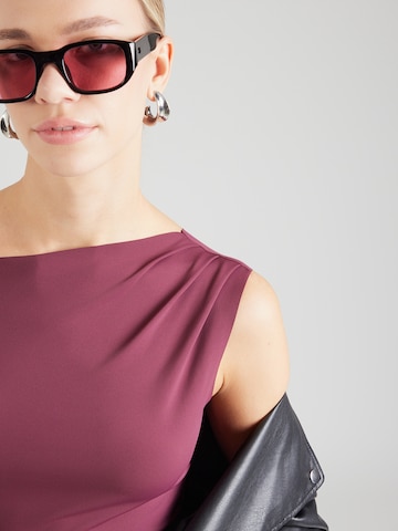 ABOUT YOU Košeľové body 'Justine' - Červená