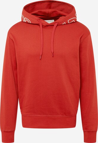 TOM TAILOR DENIM Sweatshirt in Rot: predná strana