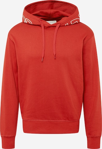 TOM TAILOR DENIMSweater majica - crvena boja: prednji dio