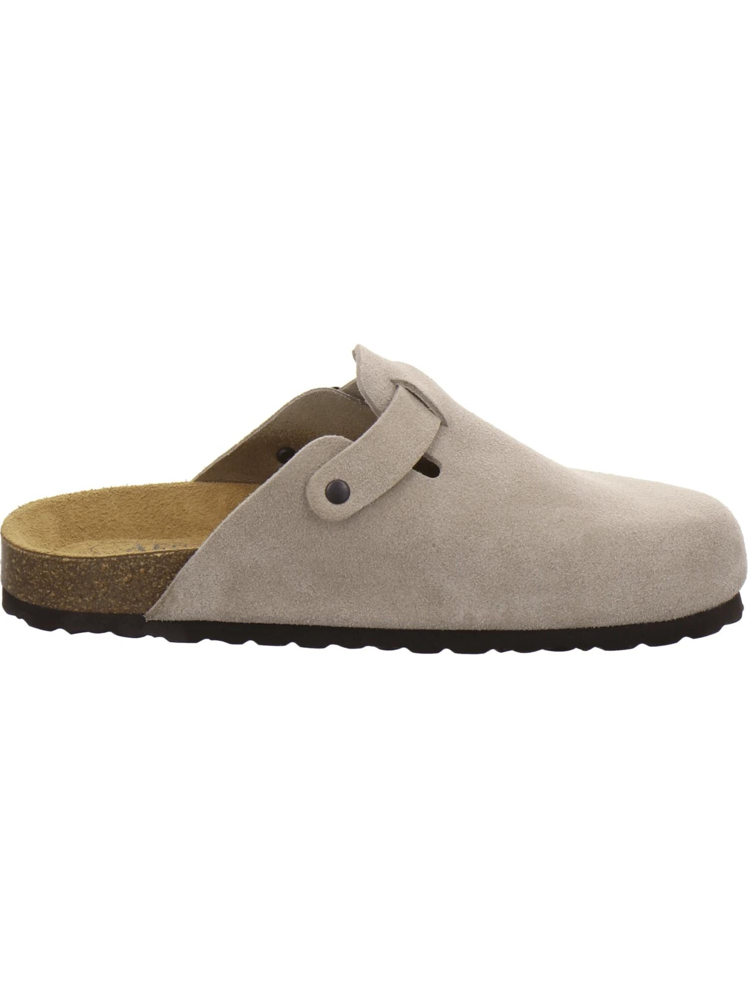 AFS-Schuhe Clogs 'Clogs Herren quarz Veloursleder' in Beige