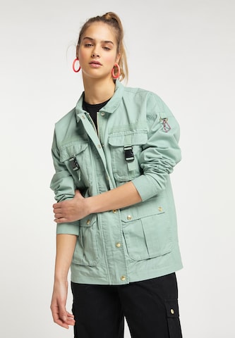 MYMO Top in Green: front