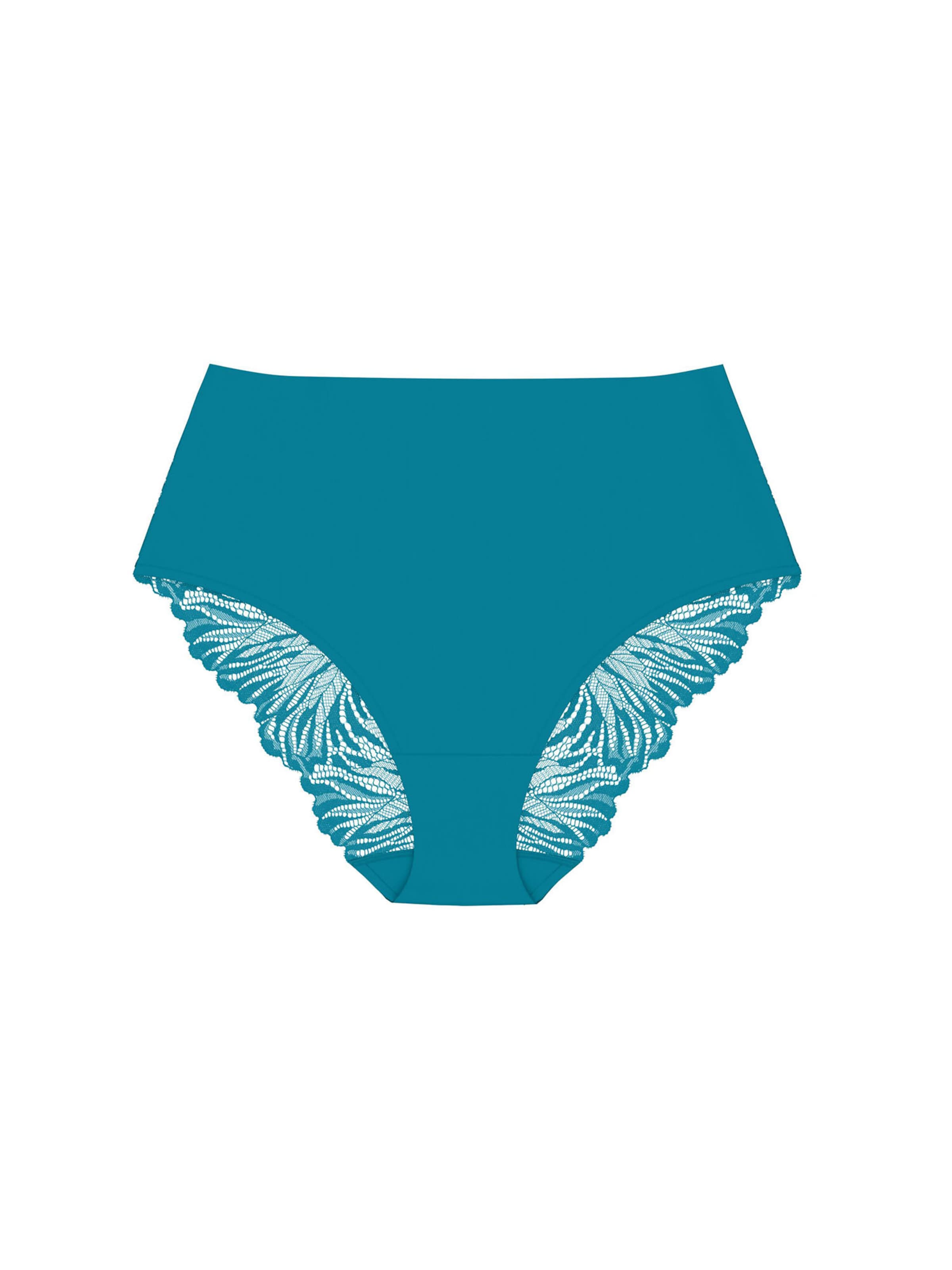 TRIUMPH Maxislip ' Red Label Pretty Micro ' in Blau: Vorderseite