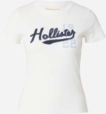 T-shirt HOLLISTER en blanc : devant