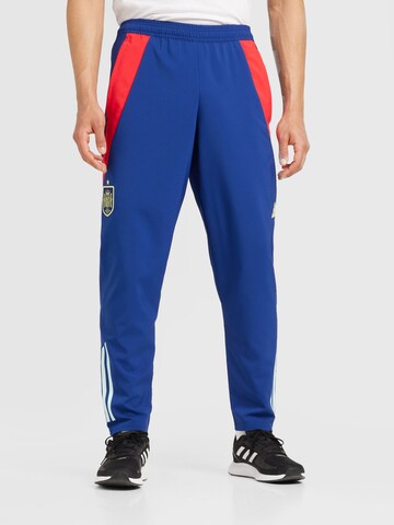 Regular Pantalon de sport 'Spain Tiro 24 Competition Presentation' ADIDAS PERFORMANCE en bleu : devant