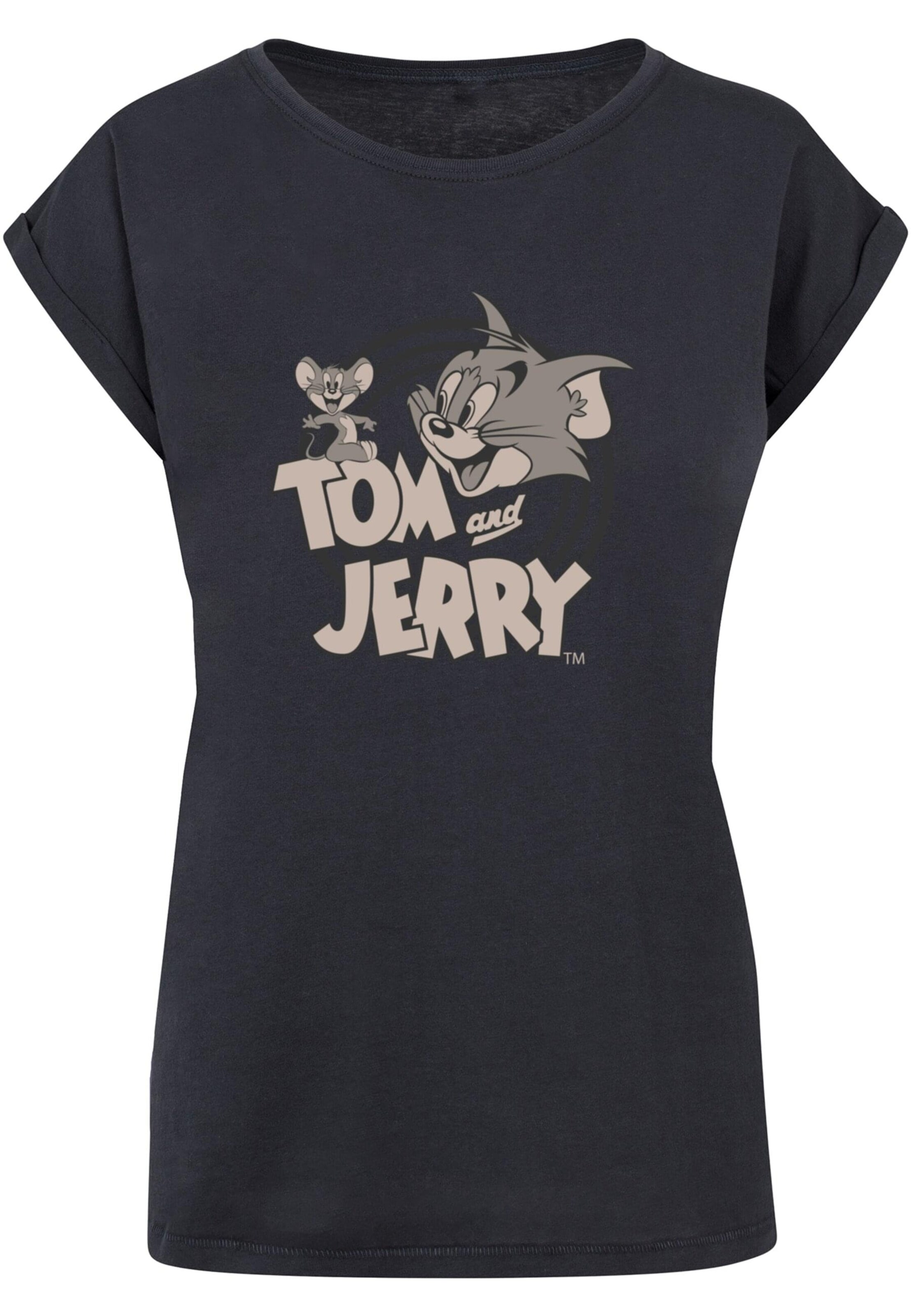 ABSOLUTE CULT Shirt 'Tom And Jerry' in Blauw: voorkant