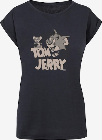 ABSOLUTE CULT T-Shirt 'Tom And Jerry' in Blau: predná strana