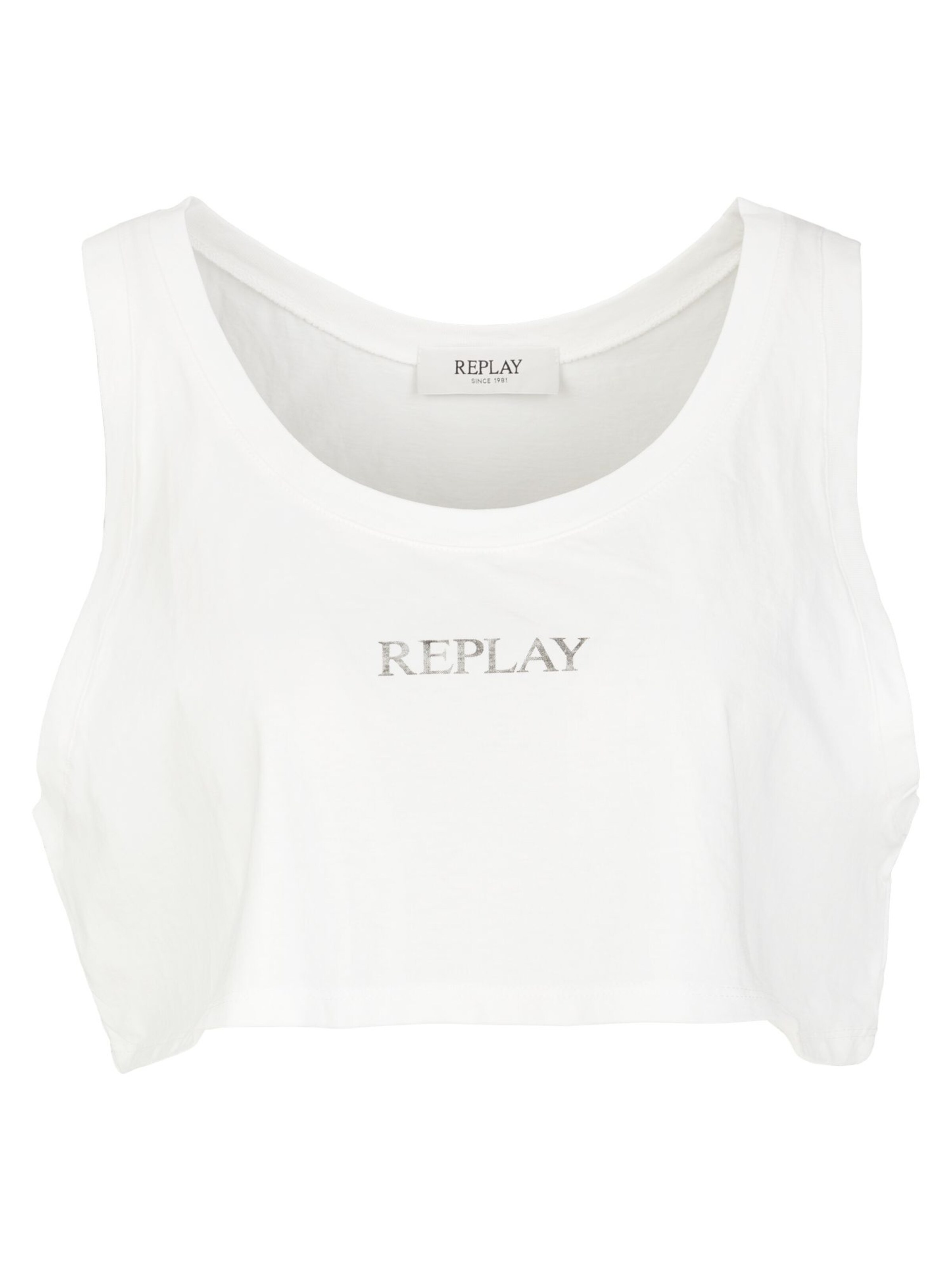 REPLAY Top in de kleur Wit, Productweergave