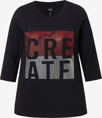 Ulla Popken Shirt in Schwarz: Vorderseite