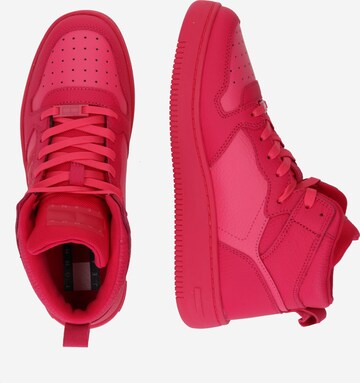 Tommy Jeans High-Top Sneakers in Pink