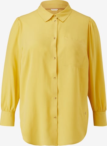 TRIANGLE Blouse in Yellow: front