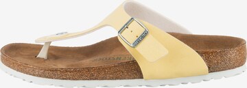 BIRKENSTOCK Zehentrenner 'Gizeh' in Gelb