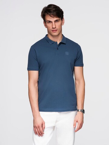 Ombre Shirt in Blau