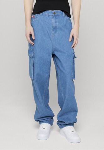 Loosefit Jeans cargo Ecko Unlimited en bleu : devant