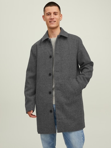 JACK & JONES - Abrigo de entretiempo 'Toby' en gris: frente