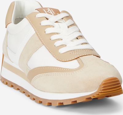 Lauren Ralph Lauren Matalavartiset tennarit 'DANI' värissä kameli / säämiskänkeltainen / valkoinen, Tuotenäkymä