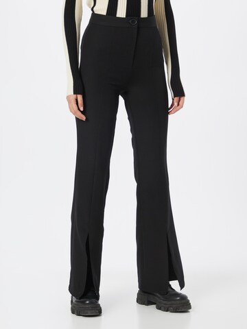 Trendyol Flared Pants in Black: front