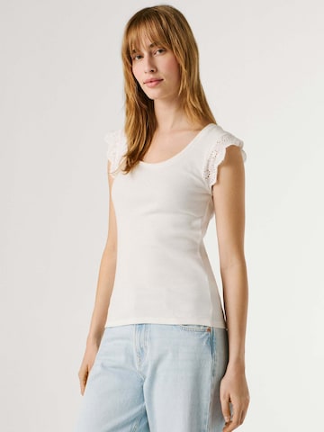 Pepe Jeans T-Shirt 'Mireya' in Weiß