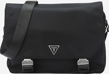 GUESSMessenger torba preko ramena 'ROMA' - crna boja