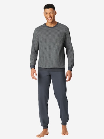 SCHIESSER Pyjama lang 'Comfort Essentials' in Grau