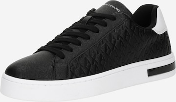 ARMANI EXCHANGE Nizke superge 'LONDON' | črna barva: sprednja stran