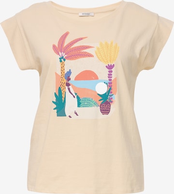 Orsay T-Shirt 'Holiday' in Beige: predná strana