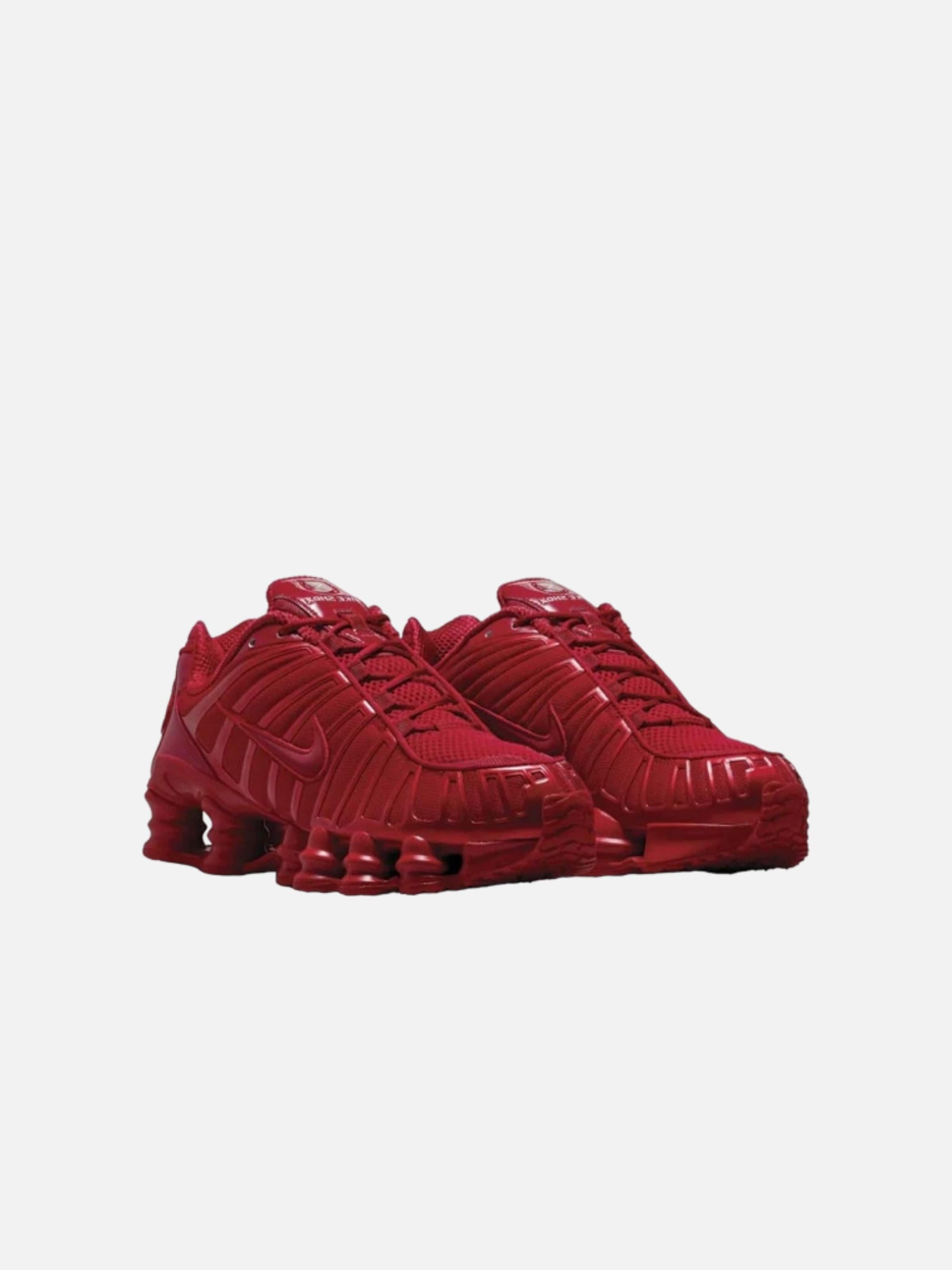 Baskets basses 'Nike Shox TL Gym Red White' NIKE en rouge