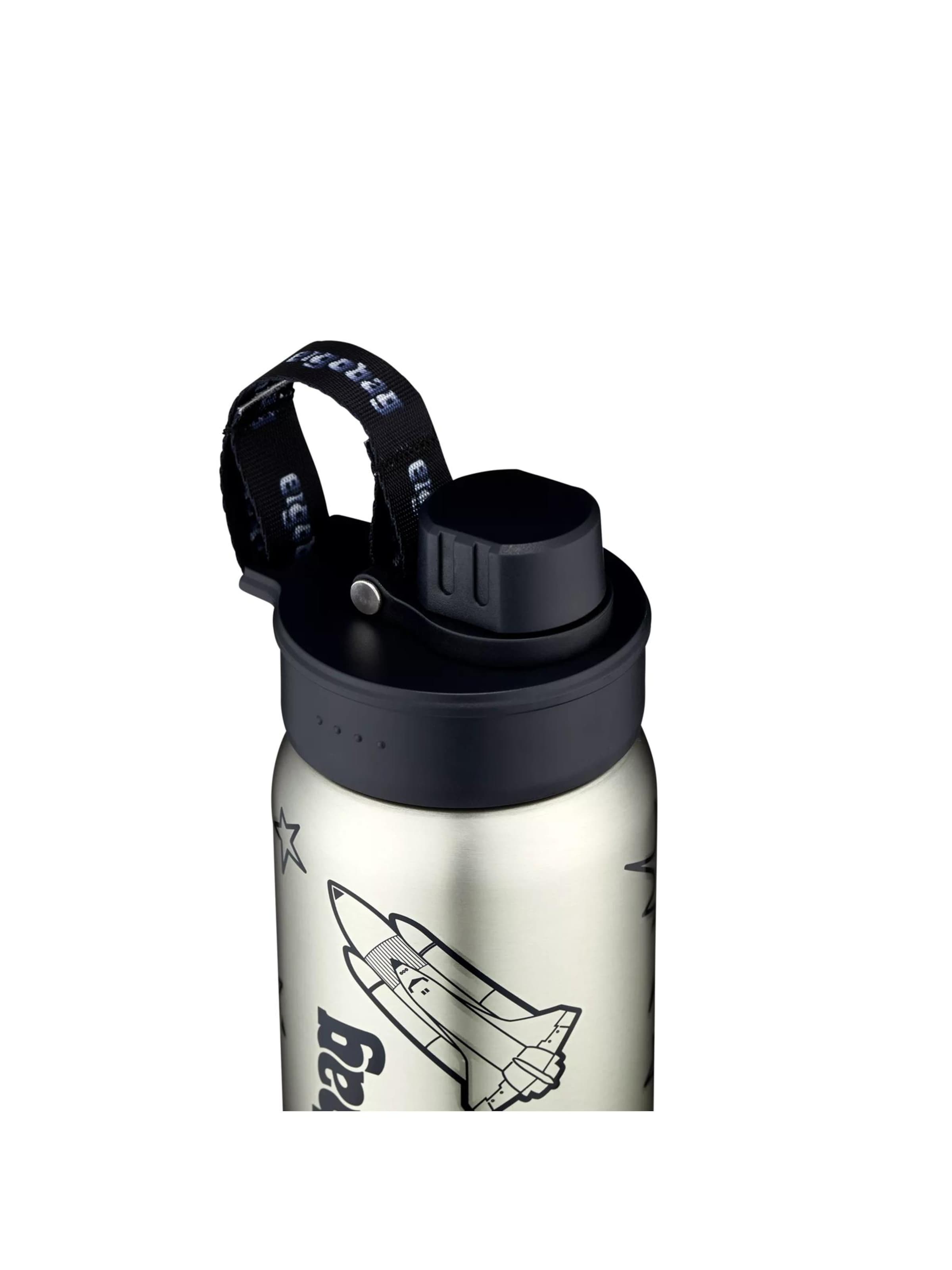 ergobag Drinking Bottle 'Trinkflasche Edelstahl Trinkflasche' in Black