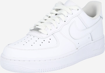 Nike Sportswear Madalad ketsid 'AIR FORCE 1 07', värv valge: eest vaates