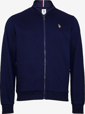 U.S. POLO ASSN. Sweatjacke in Blau: Vorderseite