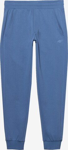 Effilé Pantalon de sport 4F en bleu : devant