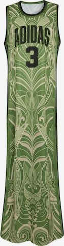 žalia ADIDAS SPORTSWEAR Sportinė suknelė 'ADIDAS x FARM RIO PREMIUM': priekis