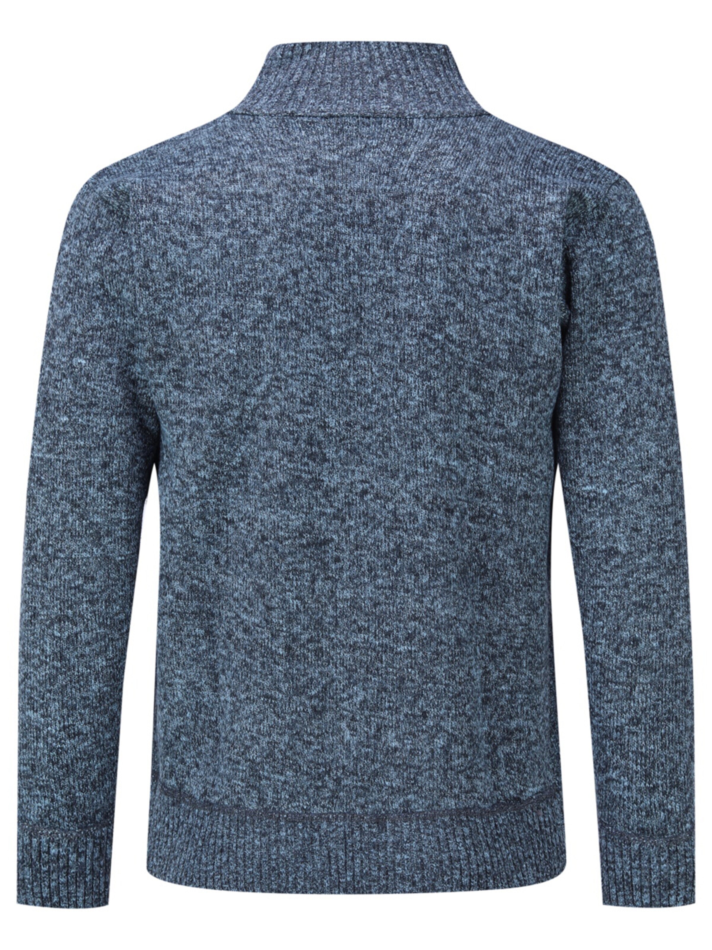 YOUTHUP Strickjacke 'Wertigkeit'‌‌ in Blau