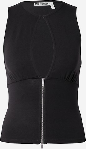 melns WEEKDAY Topiņš 'Irma': no priekšpuses