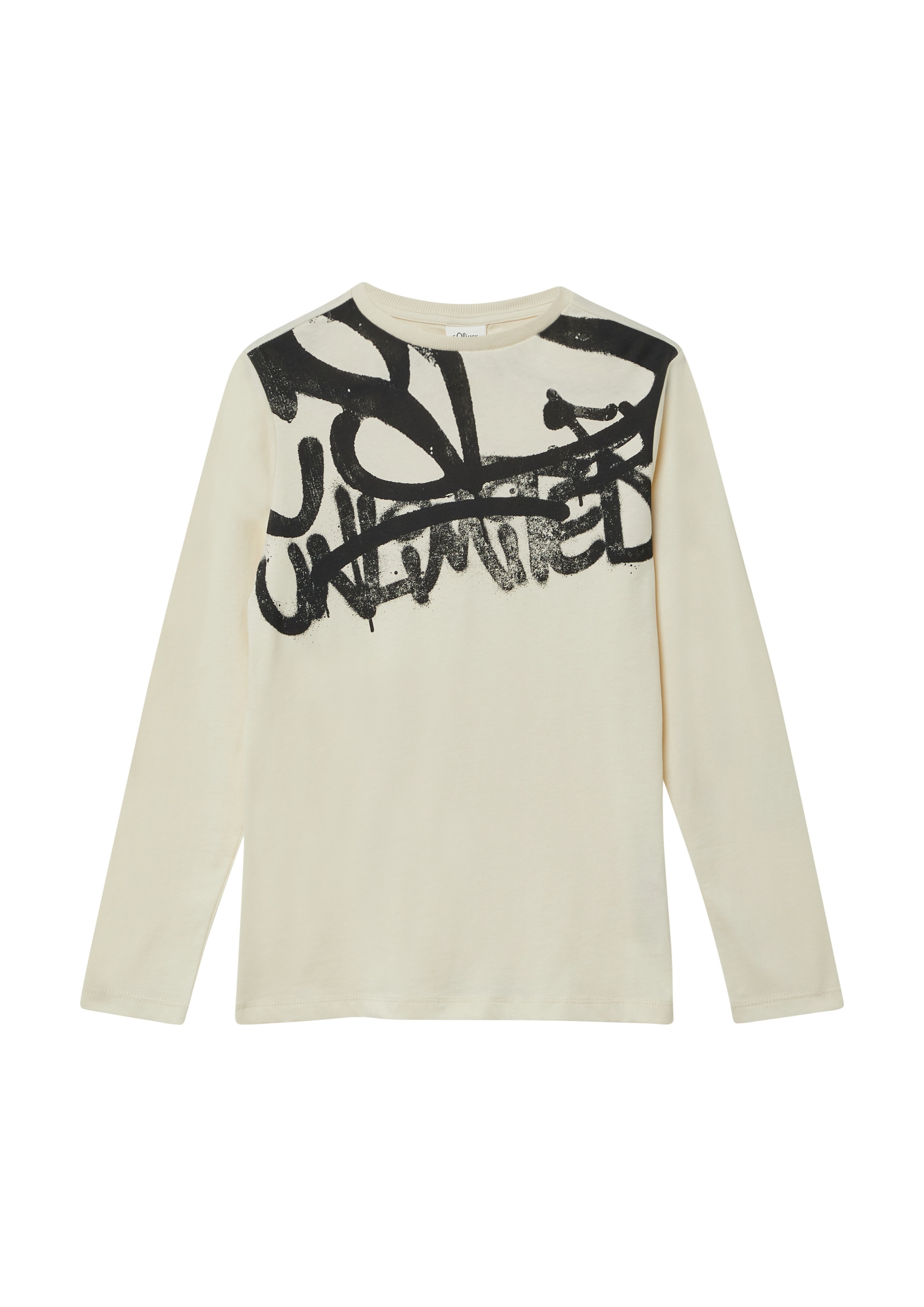 T-Shirt s.Oliver en beige : devant