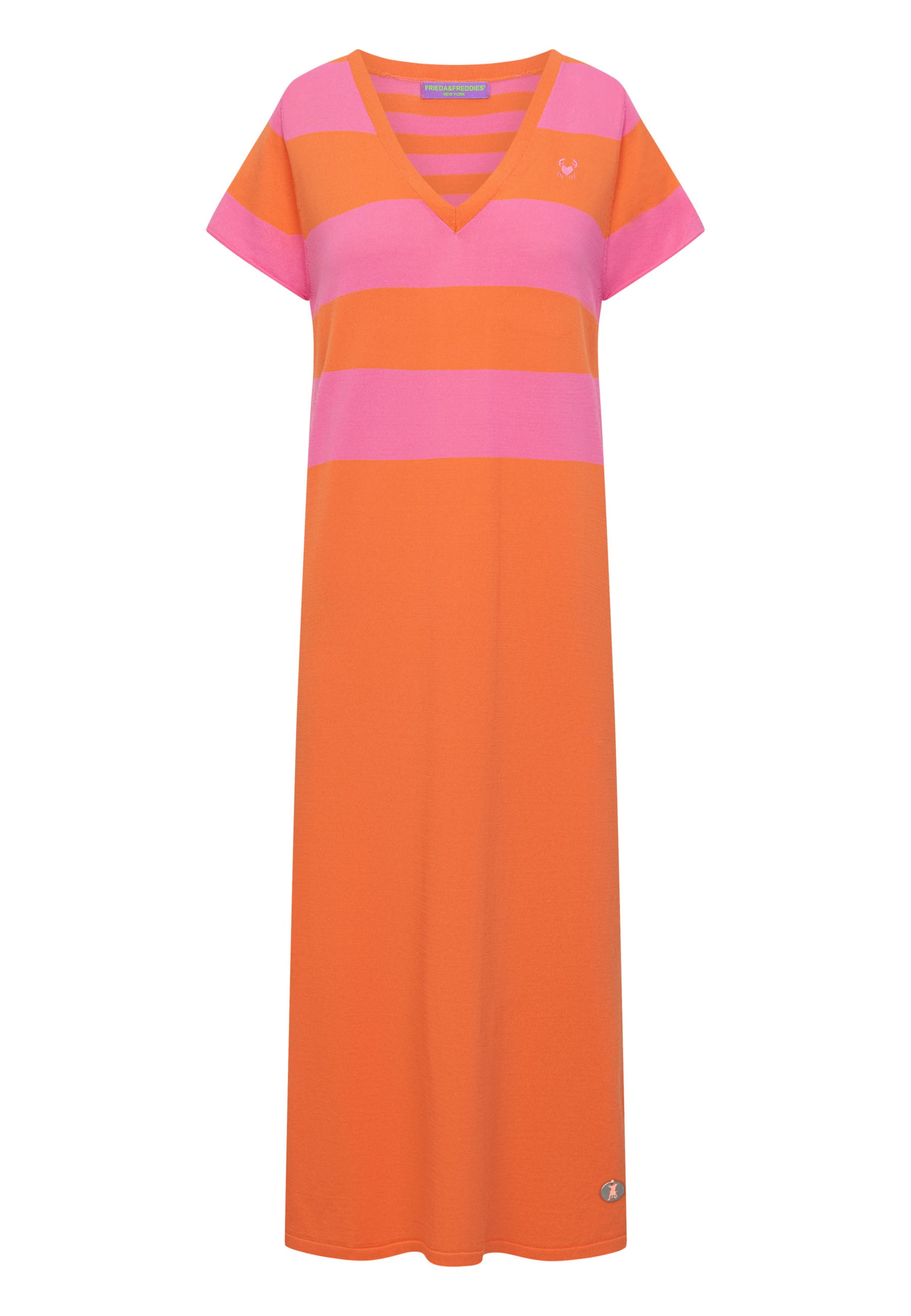 Frieda & Freddies NY Strickkleid in Rot: Vorderseite