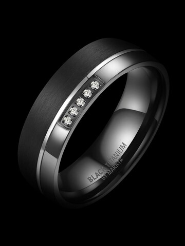 MARRYA Ring 'MARRYA Ehering BT-07 aus Black Titanium' in Black