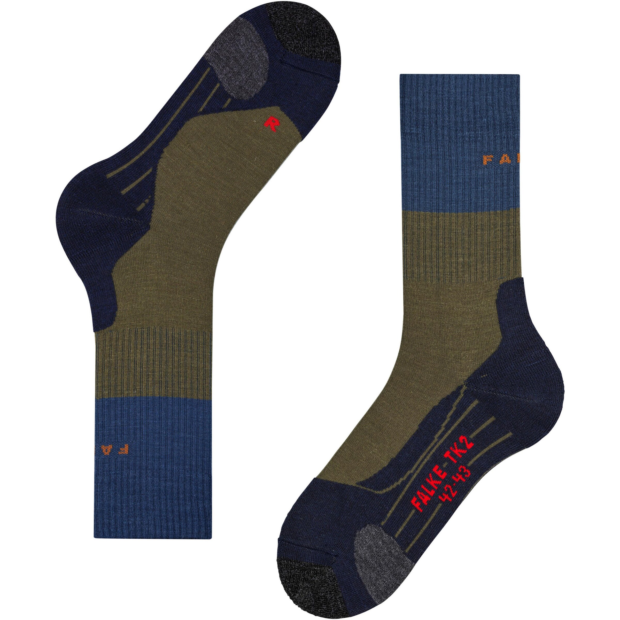 FALKE Athletic Socks 'TK 2' in Green