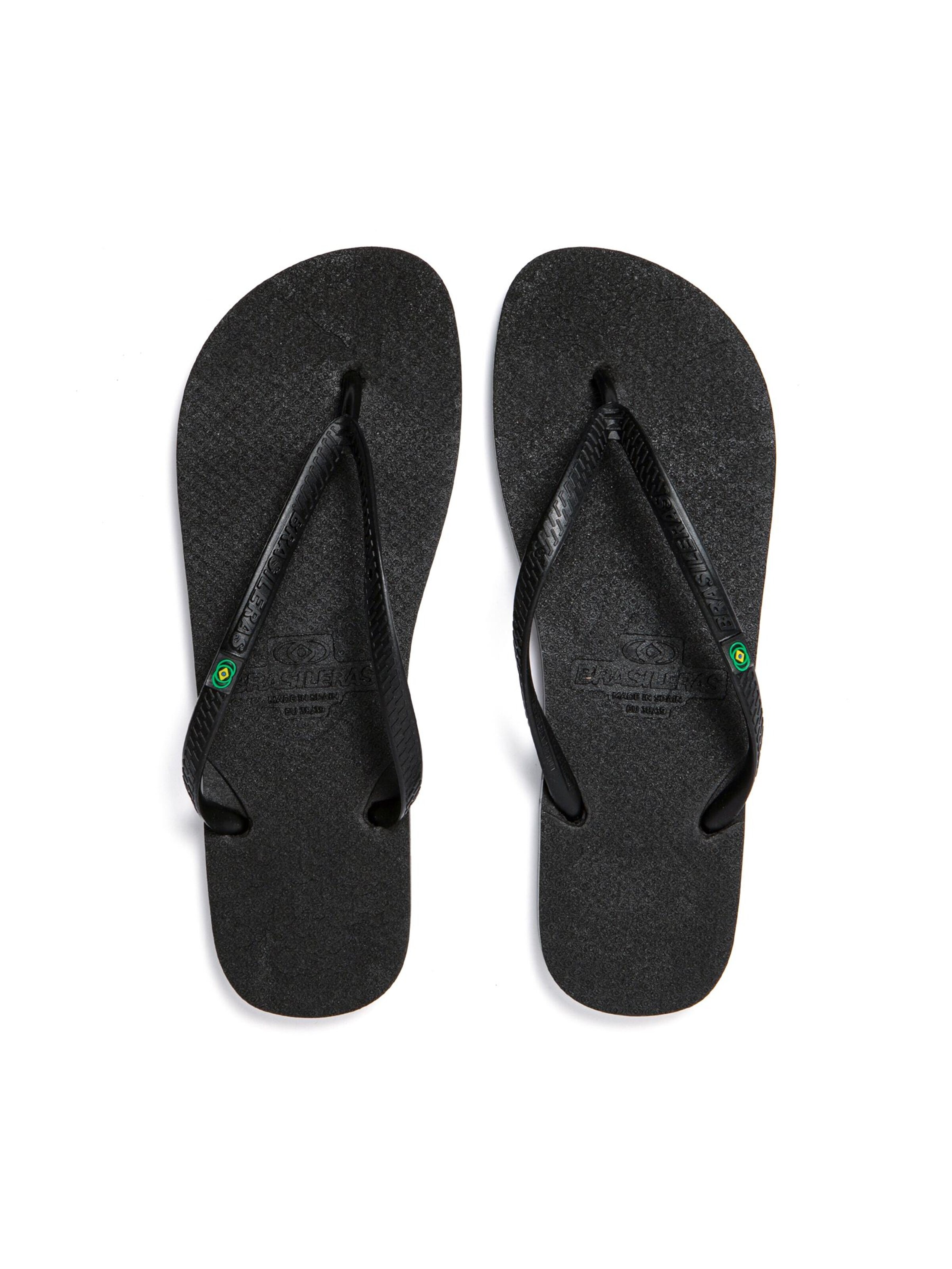 Brasileras - Chinelos de dedo 'Re Walk W' em preto