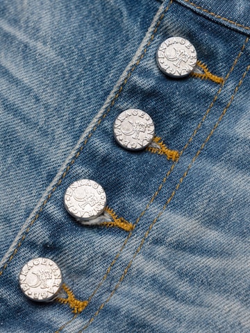 ENRAGE - Pierna ancha Vaquero 'BIKER JEANS' en azul