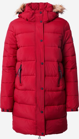 Superdry Abrigo de invierno en marrón claro / rojo, Vista del producto