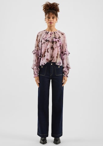 QS Wide Leg Jeans 'Catie' in Blau